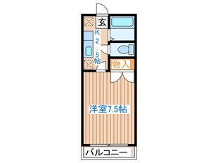 コーポ欅の物件間取画像